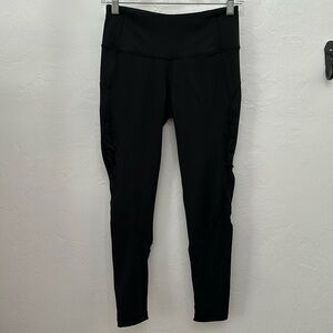 Victoria Sport KNOCKOUT by Victoria’s Secret Black Tight With Mesh Cutouts